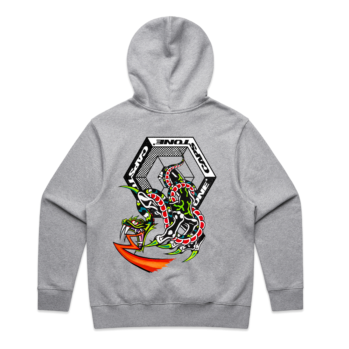 Claw Hoodie Grey Marle