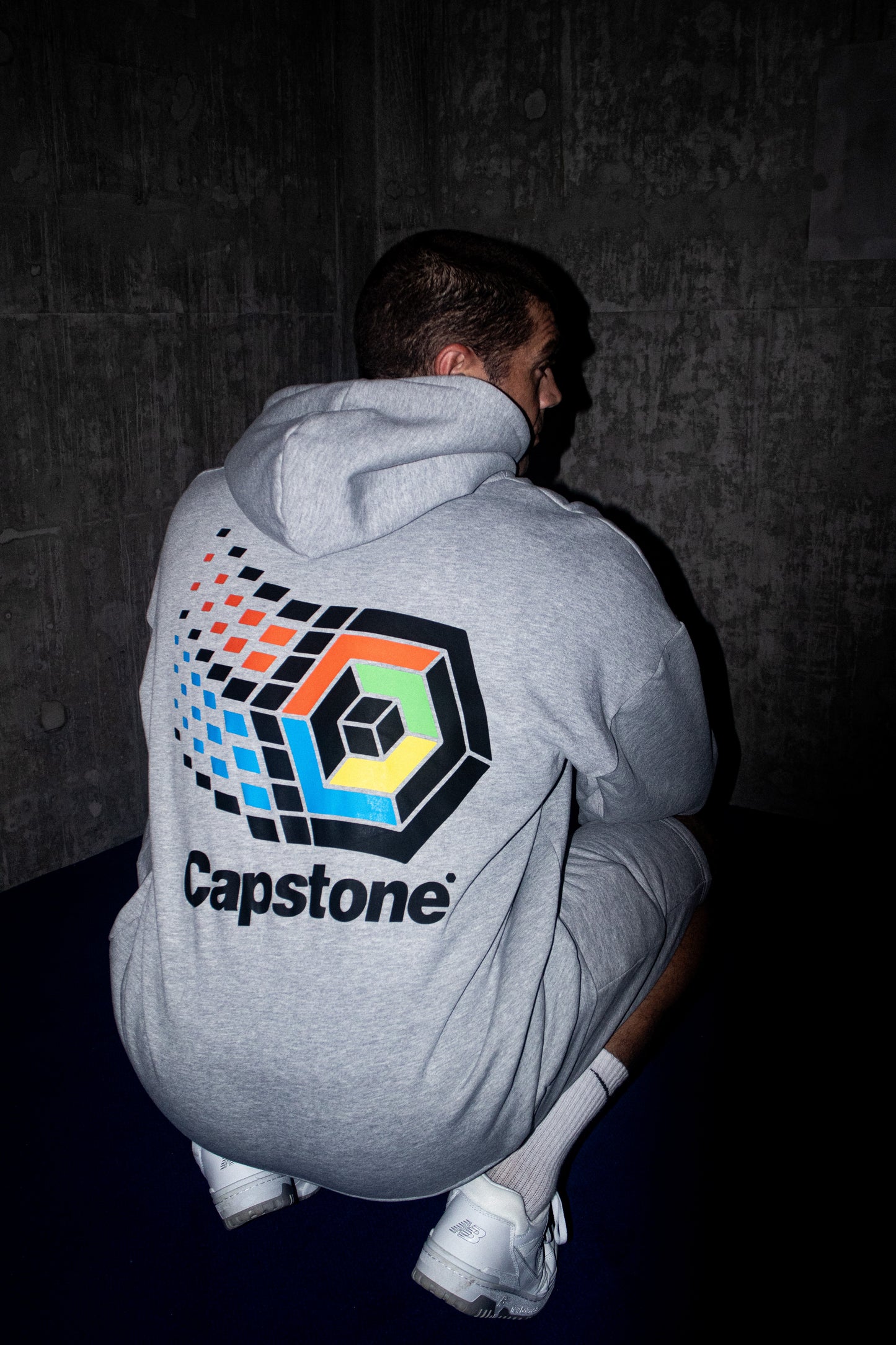 Windows Hoodie Grey Marle