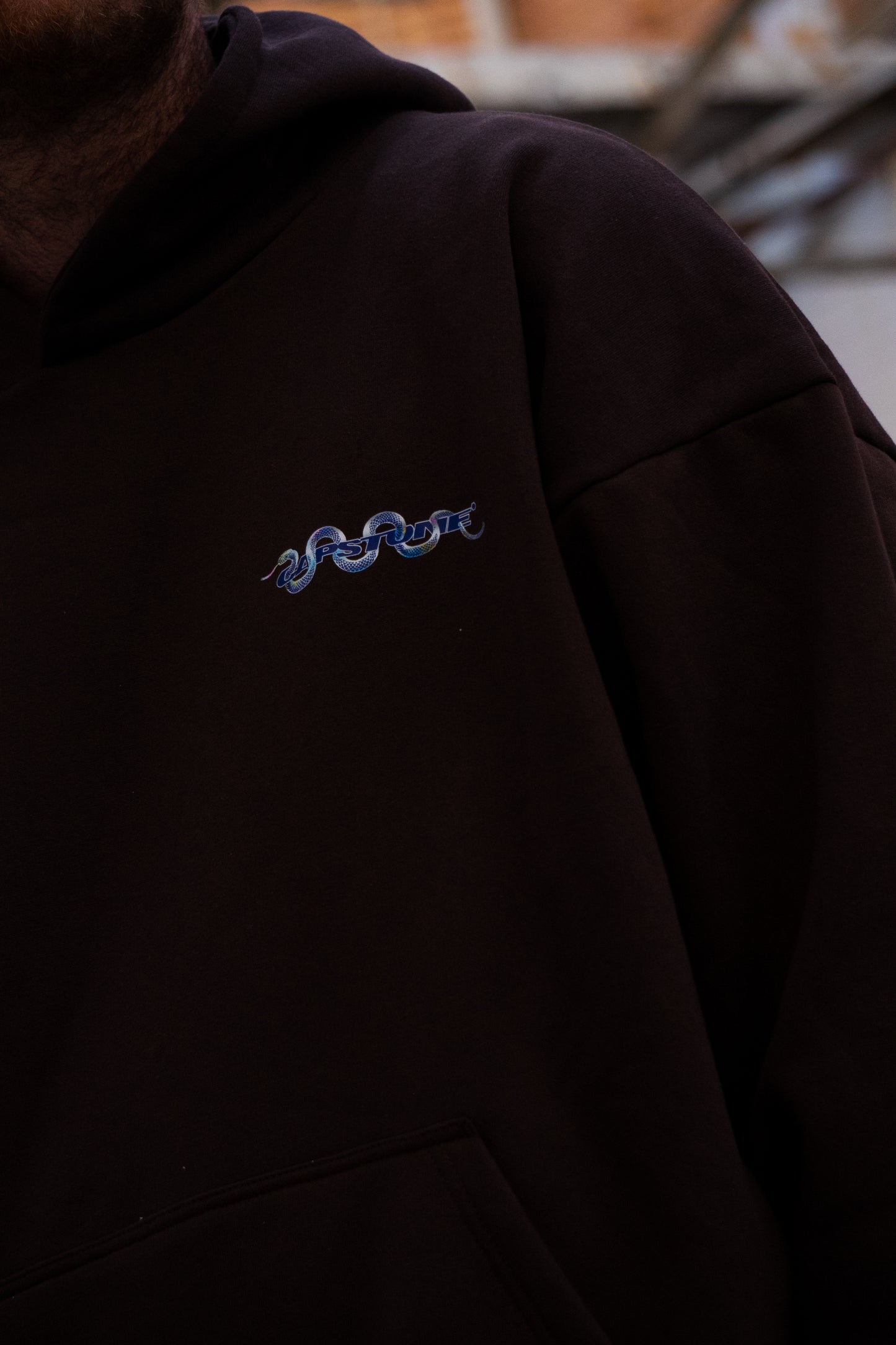 OILSLICK Hoodie Brown