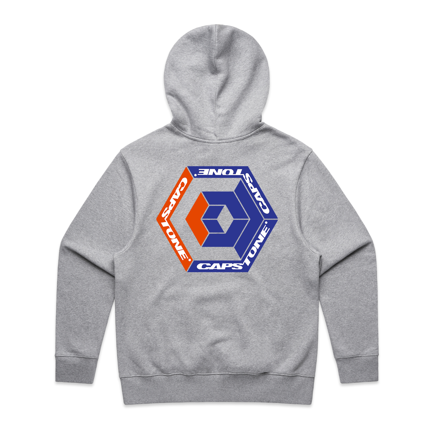 Hypercube Logo Hoodie Grey Marle