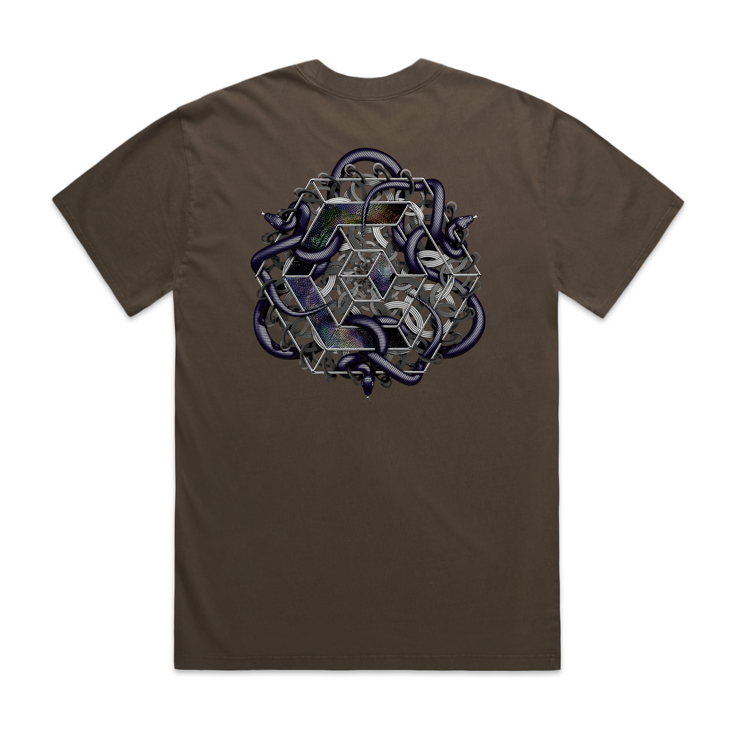 OILSLICK T-Shirt Brown