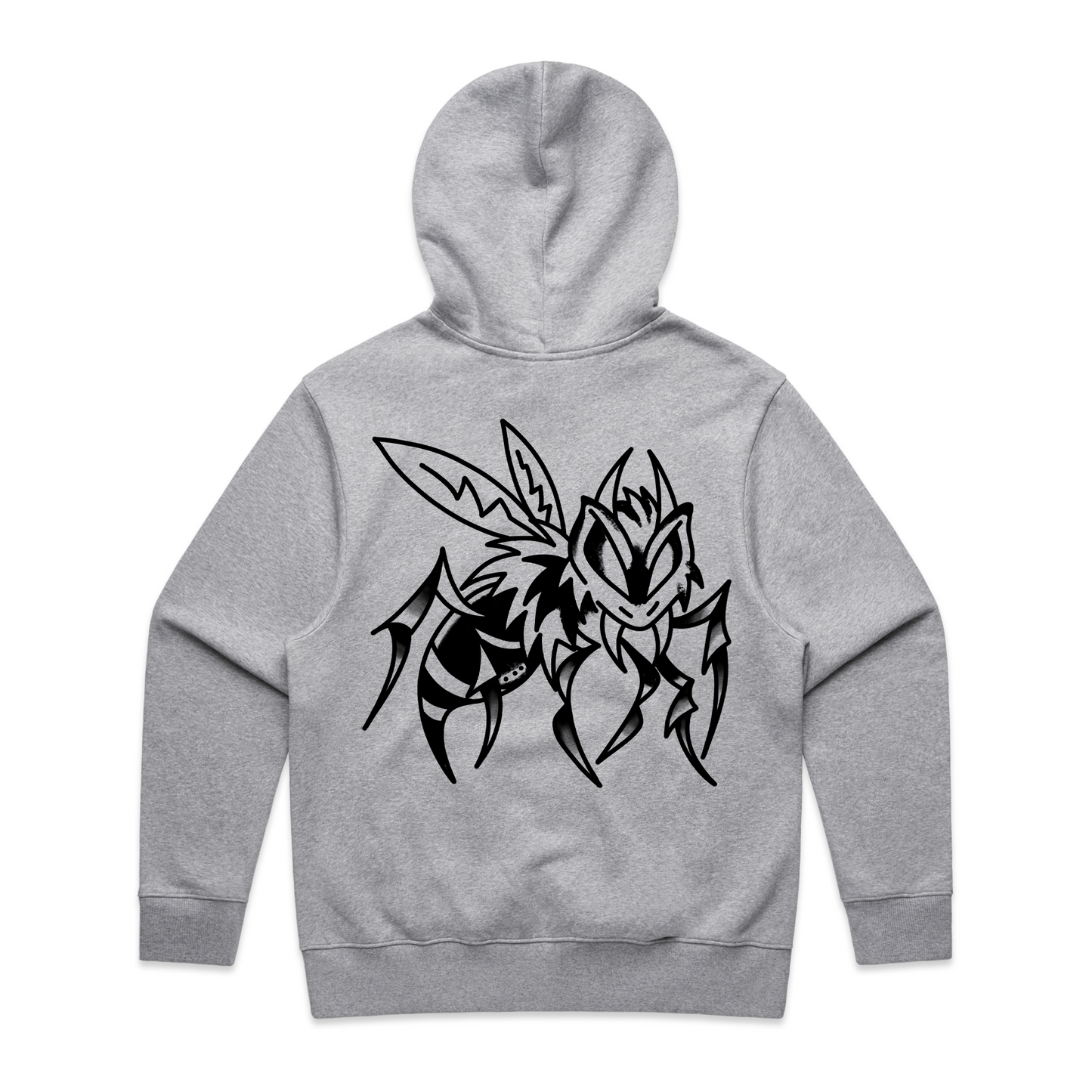 Killer Bee Hoodie Grey Marle