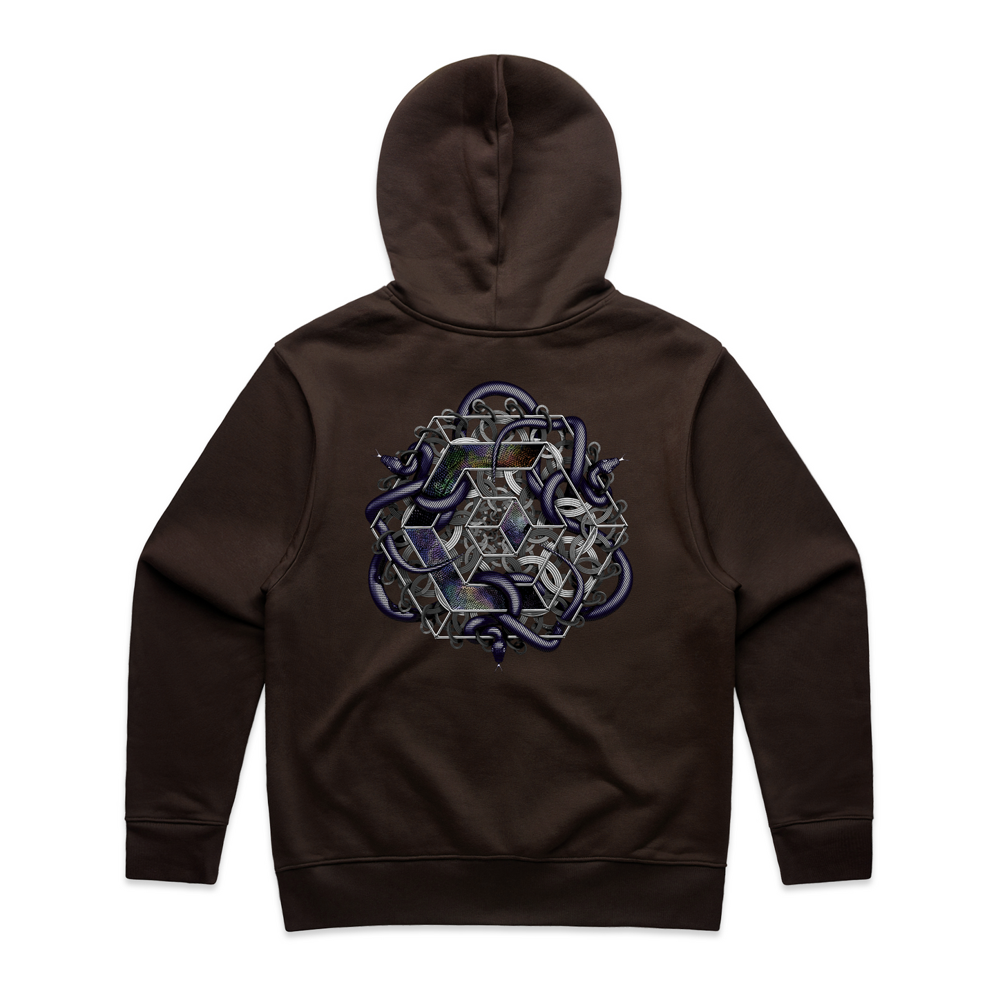 OILSLICK Hoodie Brown