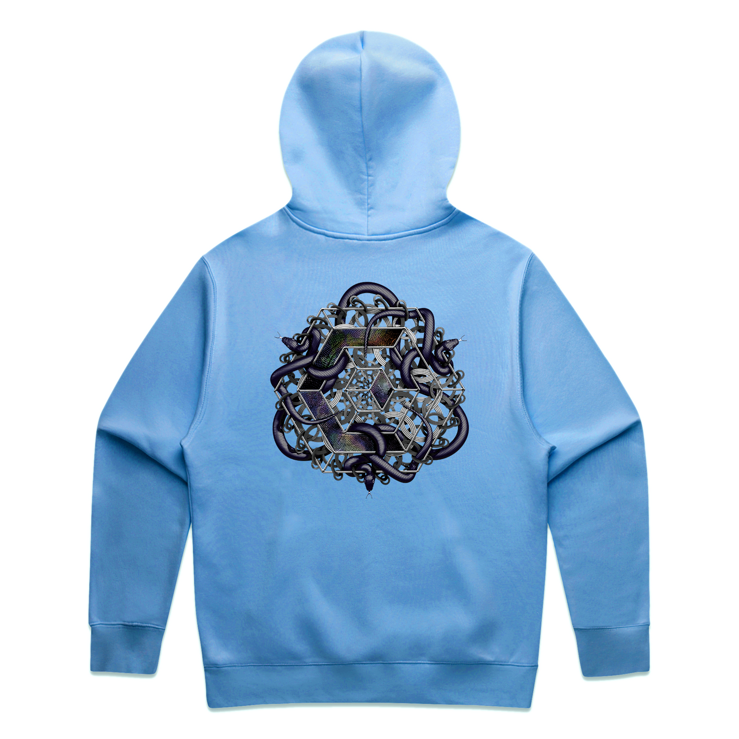 OILSLICK Hoodie Baby Blue