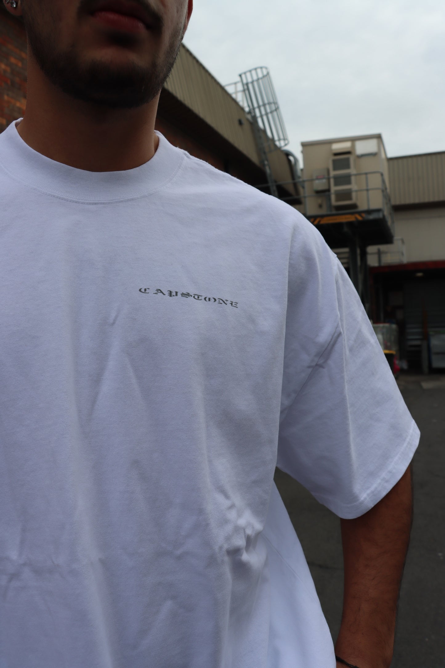 Old English Logo T-Shirt White