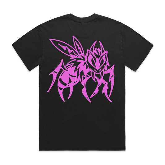 Pink Killer Bee T-Shirt Black
