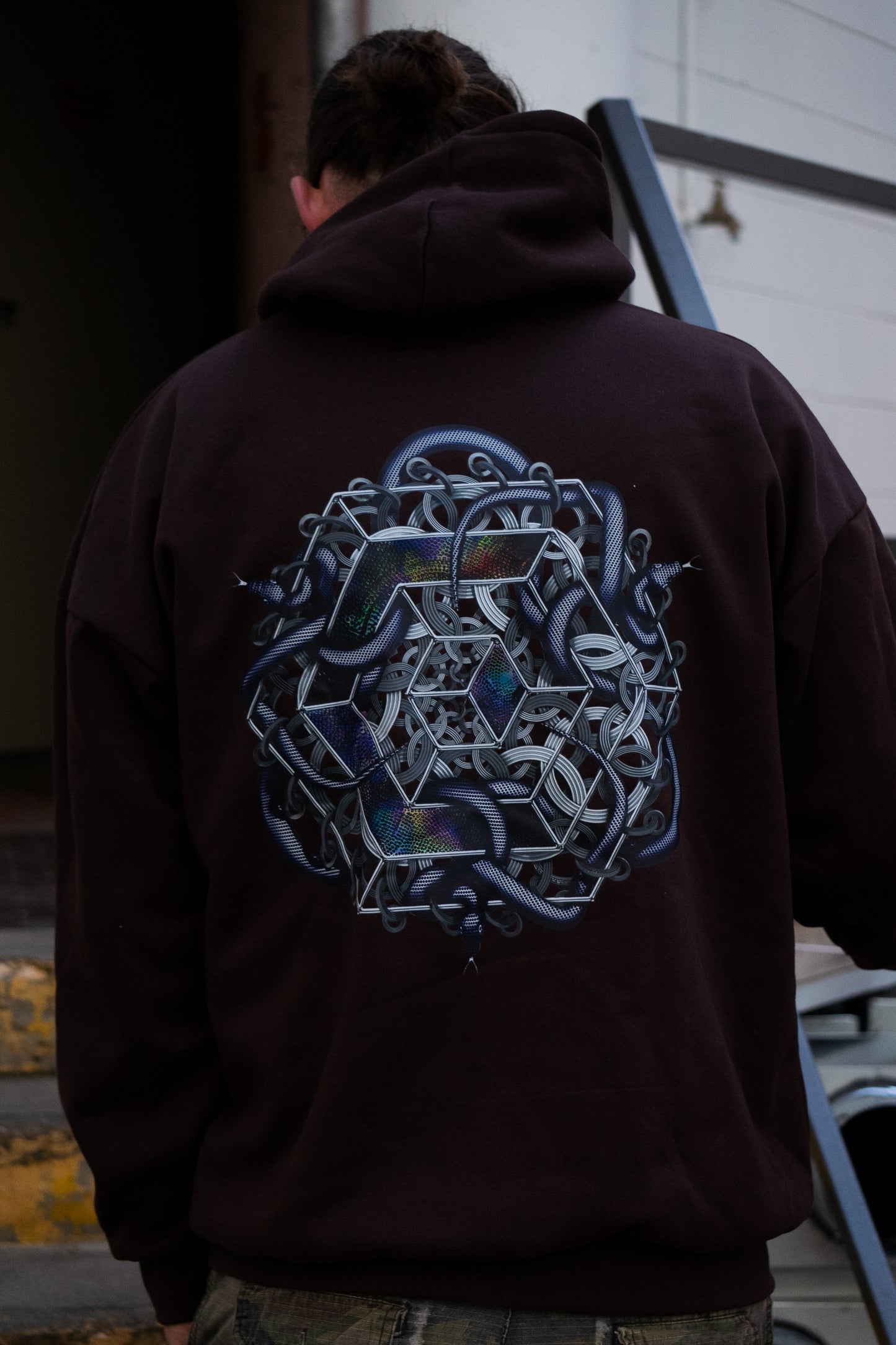 OILSLICK Hoodie Brown