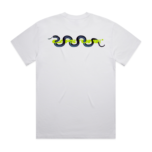 Green Snake T-Shirt White