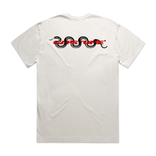 Red Snake T-Shirt Bone