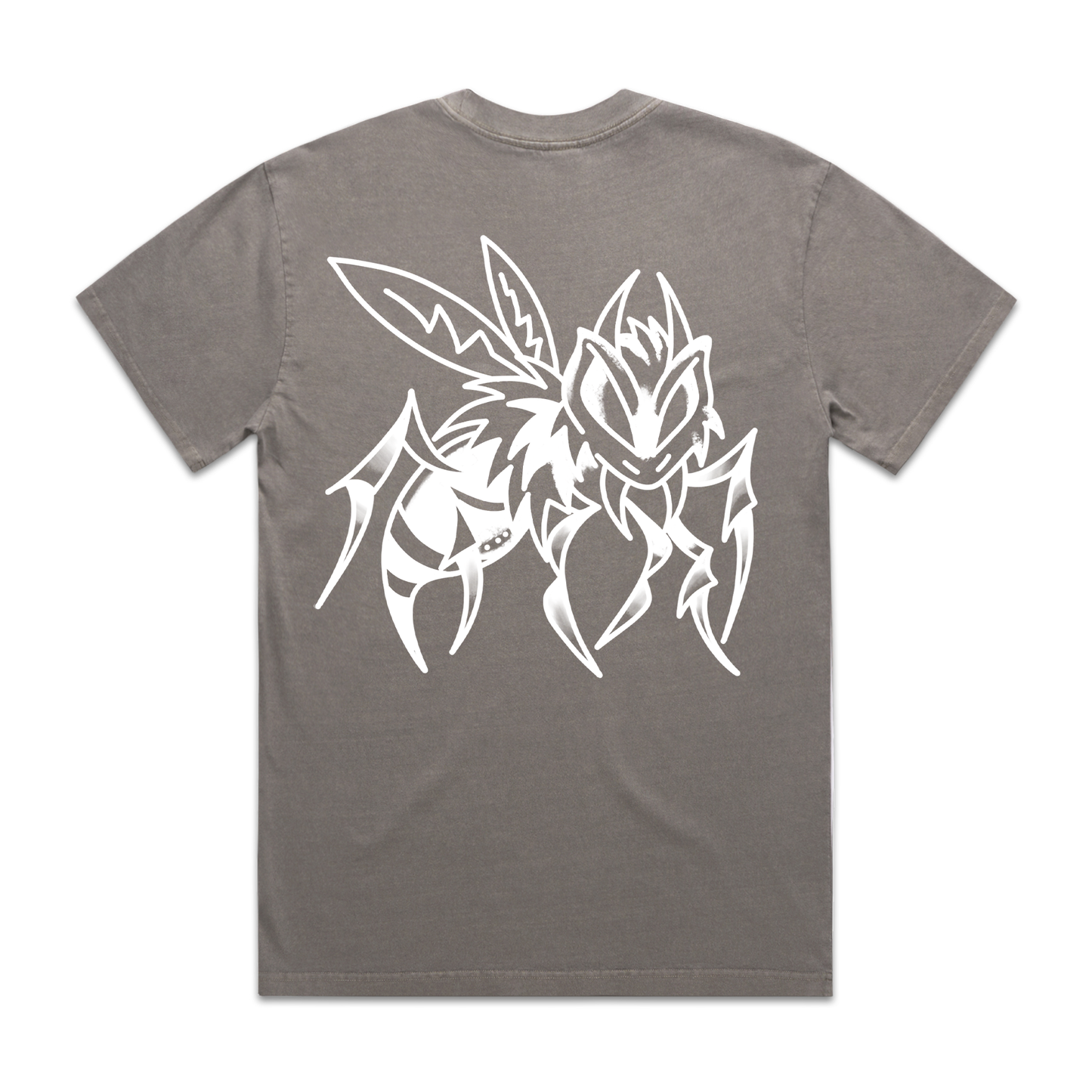 Killer Bee T-Shirt Faded Grey