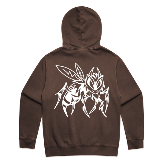 Killer Bee Hoodie Brown