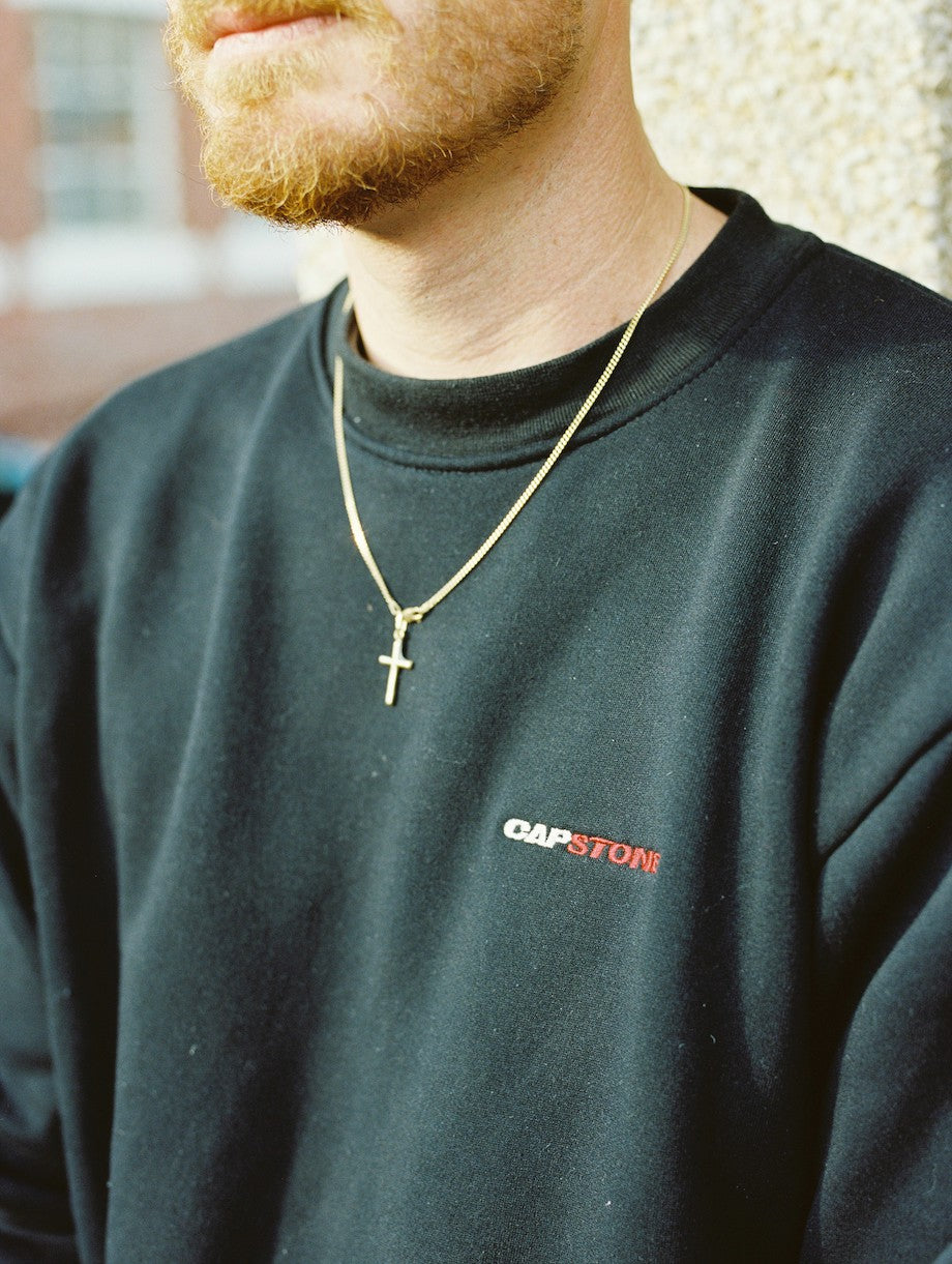 Embroidered Sweatshirt Black