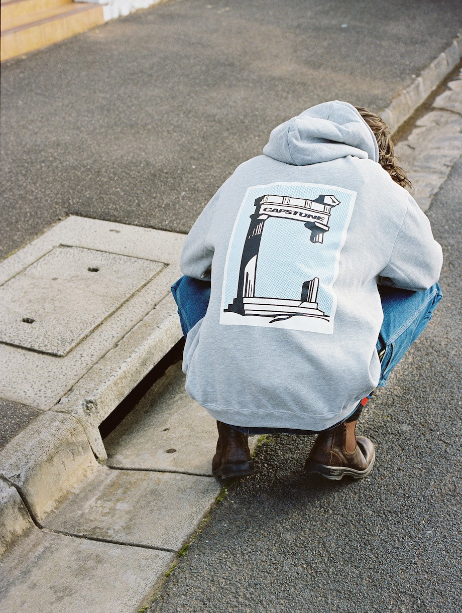 R. Lichtenstein Temple Hoodie Grey