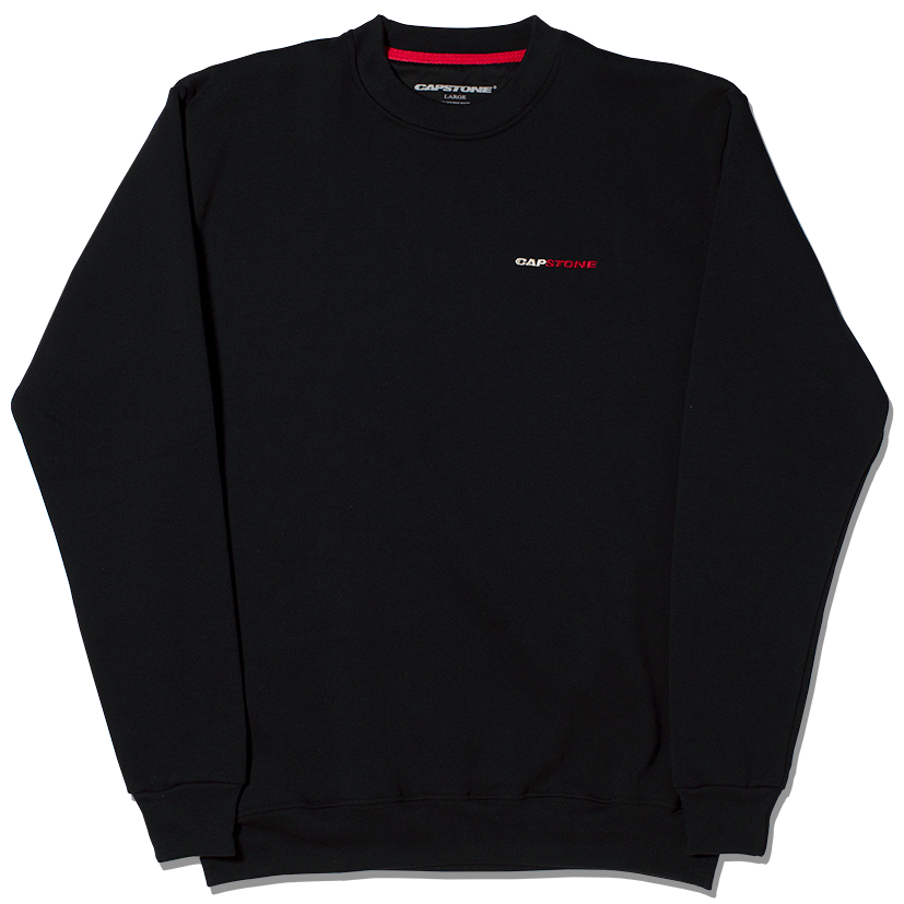 Embroidered Sweatshirt Black