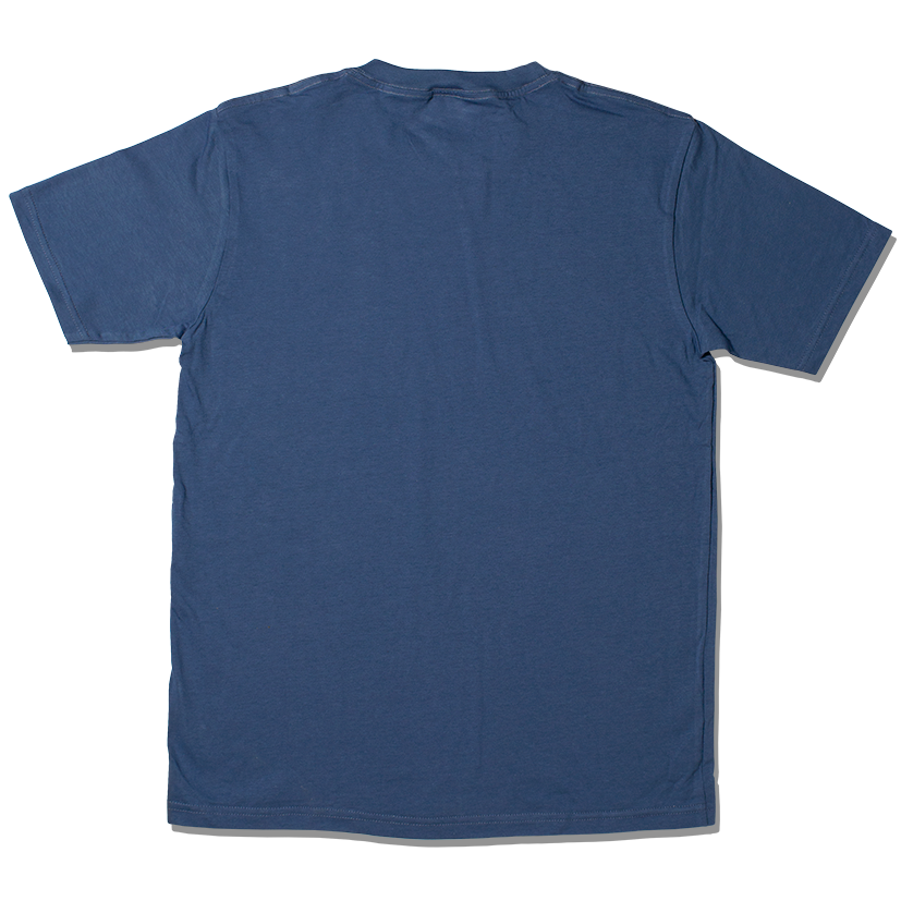 Embroidered T-Shirt Blue