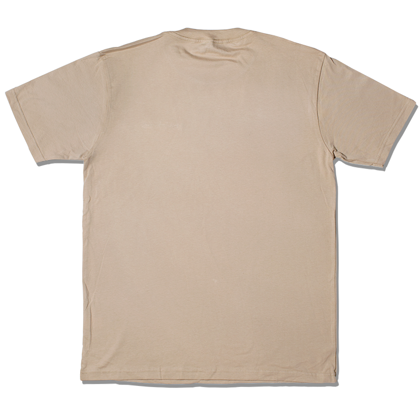 Embroidered T-Shirt Tan