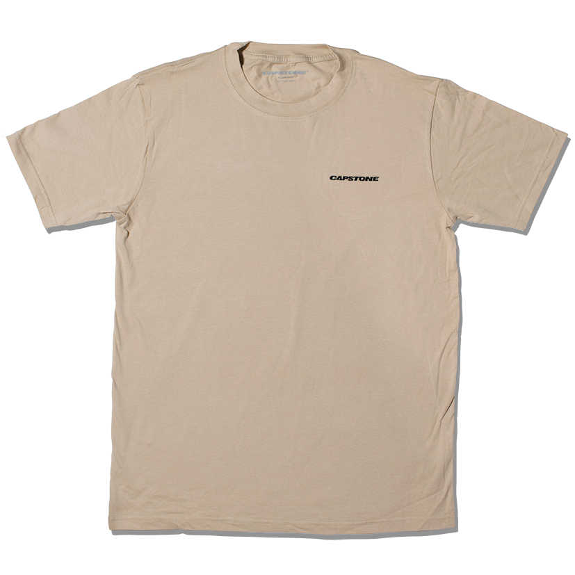 Embroidered T-Shirt Tan