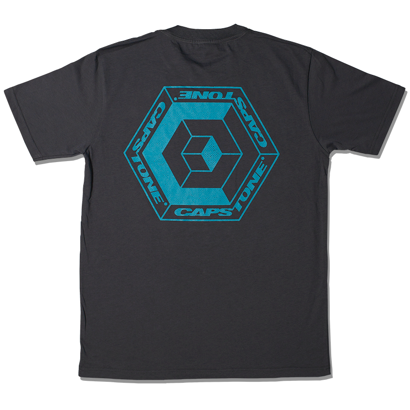 Hypercube T-Shirt Gunmetal Grey