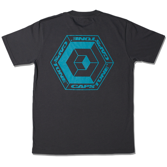 Hypercube T-Shirt Gunmetal Grey