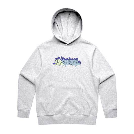 Graffiti Hoodie Marle White