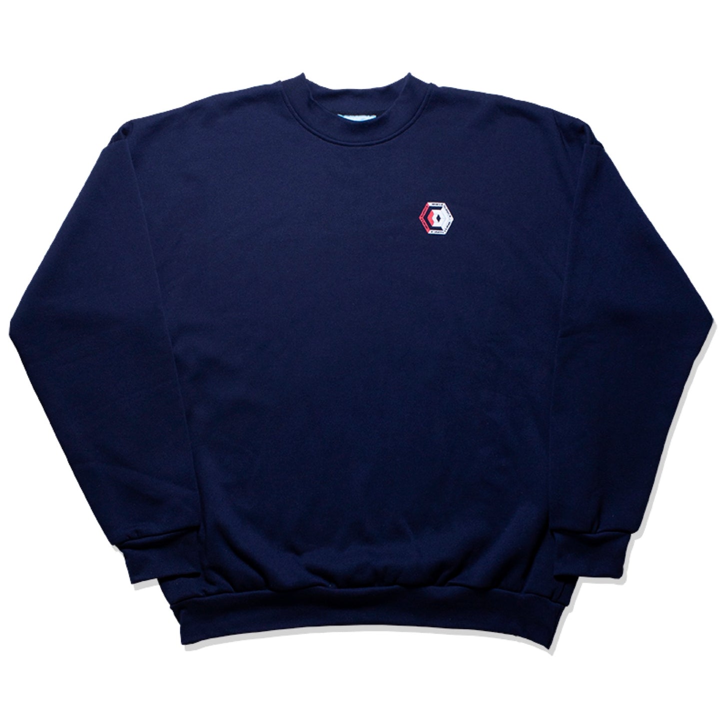 Micro-Hex Sweatshirt Navy