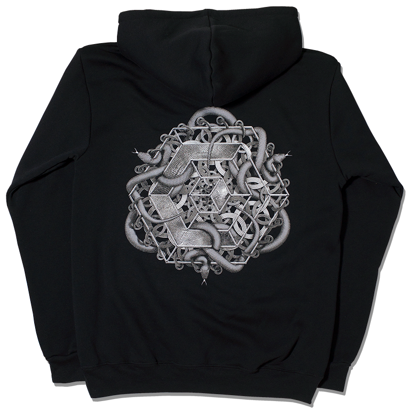 M.C Snakes Hoodie Black