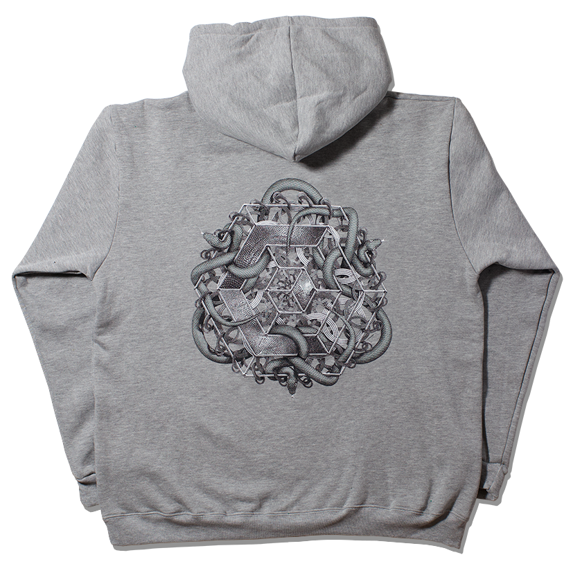 M.C Snakes Hoodie Grey