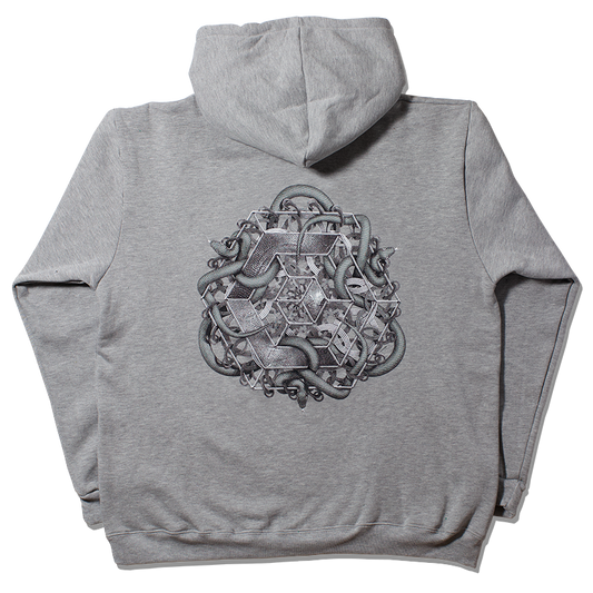 M.C Snakes Hoodie Grey