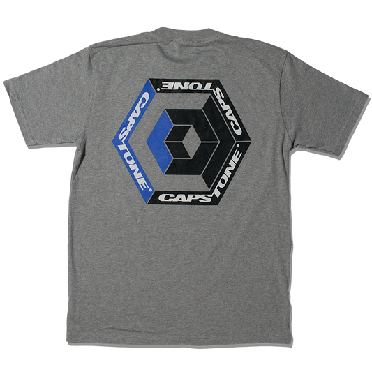 Split-Tone Hypercube T-Shirt Grey