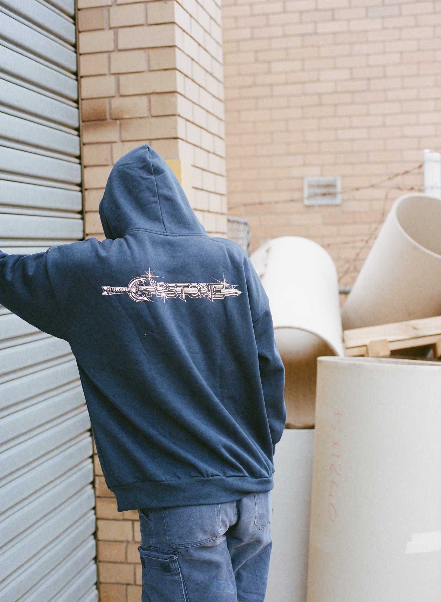 Sword Hoodie Navy